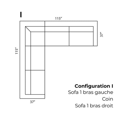 Sectionnel modulaire Margot