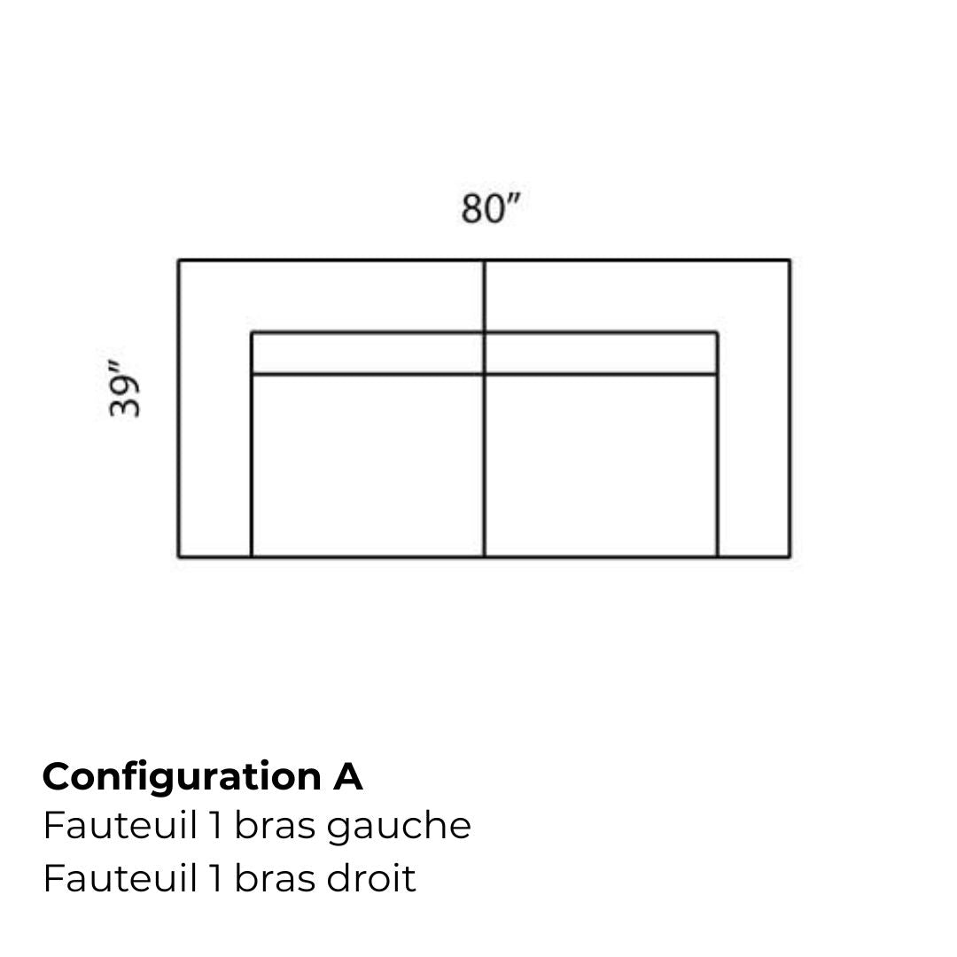 Sectionnel modulaire Hubert