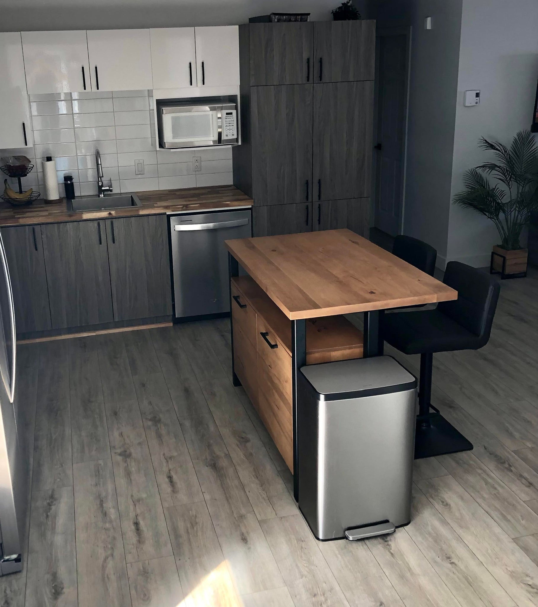 Comptoir en érable massif