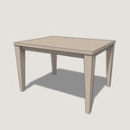 Table Asbestos 42 x 47"