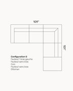 Sectionnel modulaire Hubert