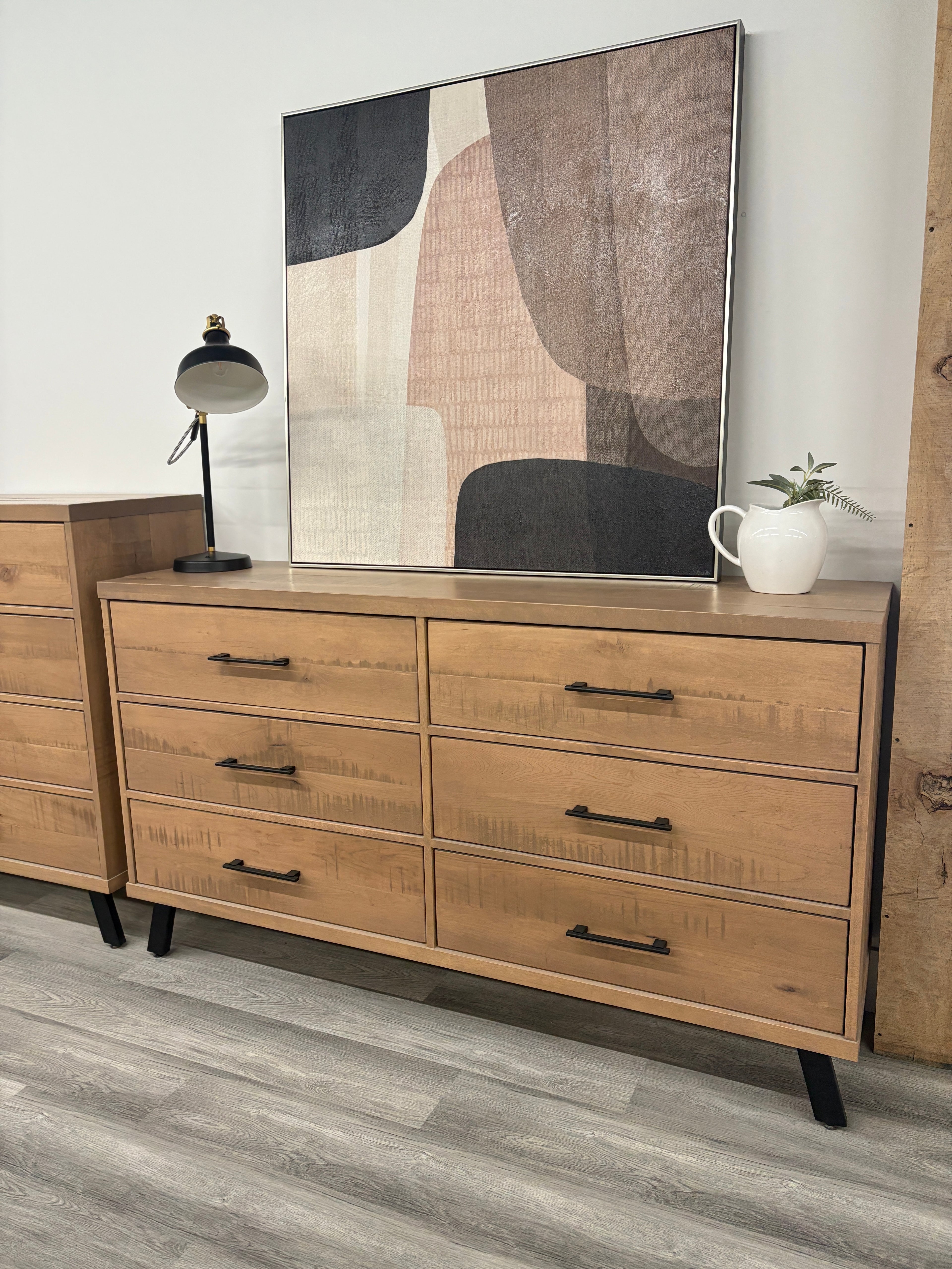 Bureau double Magog 6 tiroirs