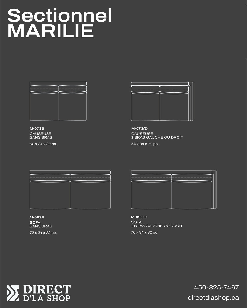 Sectionnel Marilie