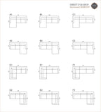 Sectionnel modulaire Margot