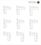 Sectionnel modulaire Margot