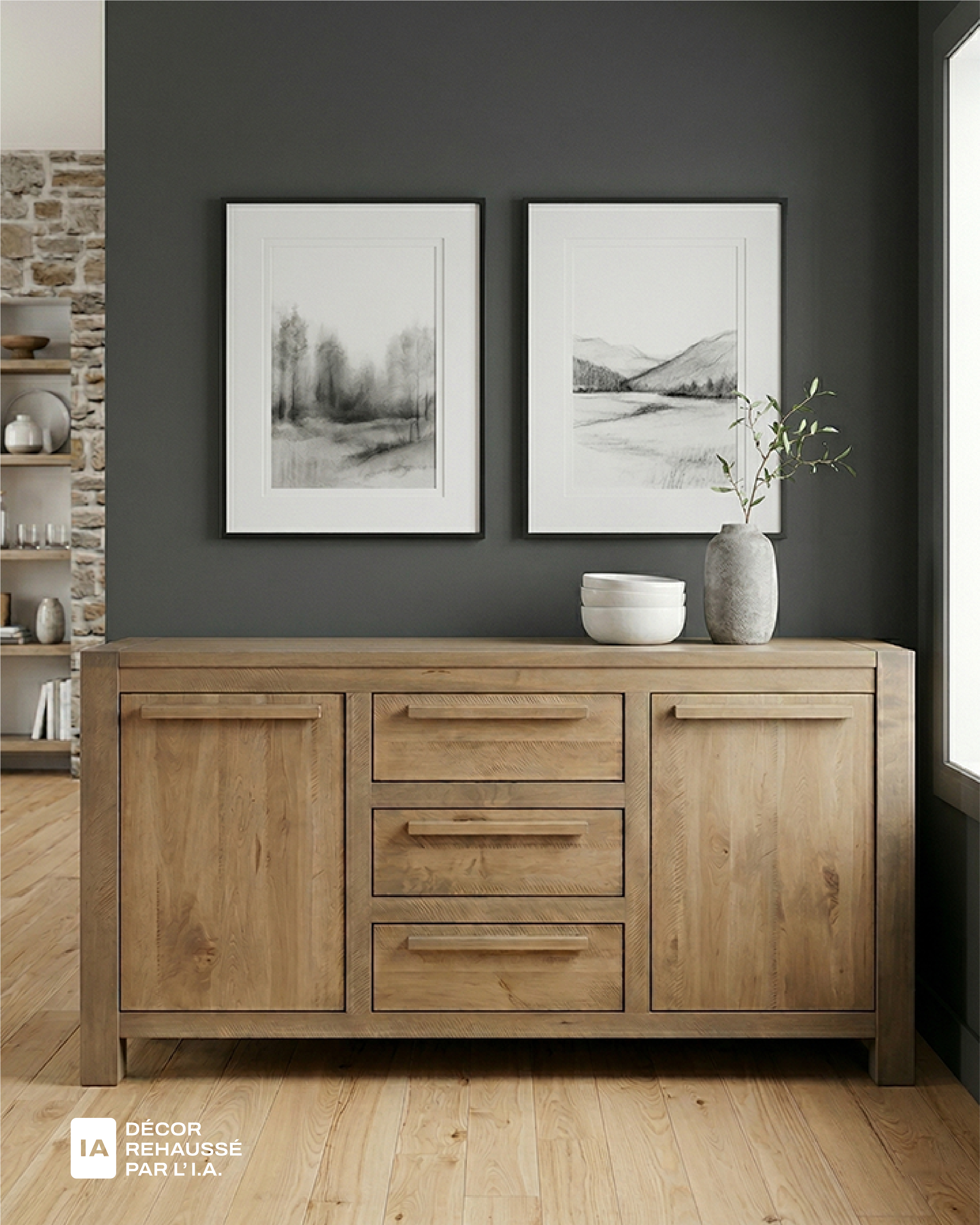 Buffet Acton Vale 66"