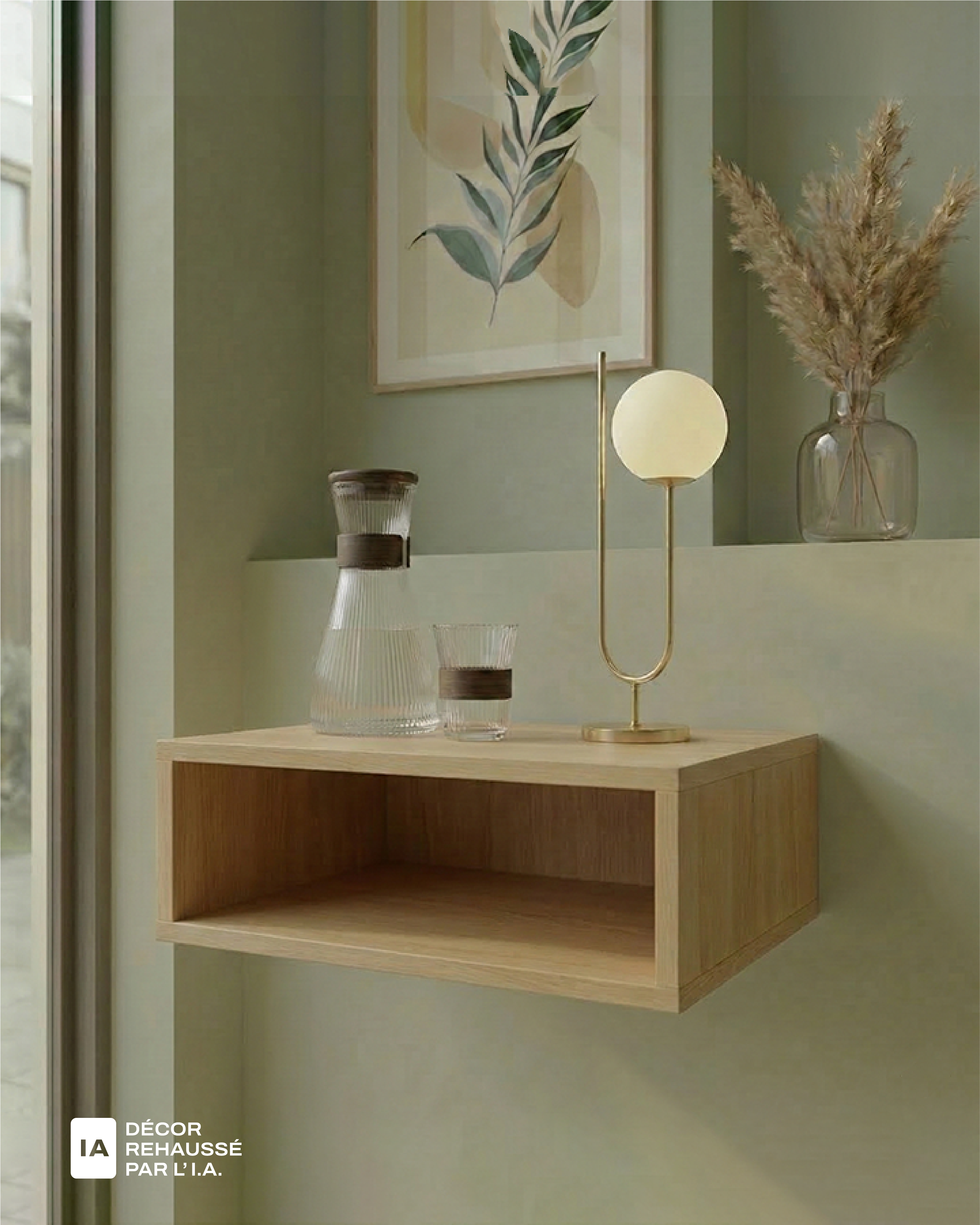 Table de chevet flottante Laval