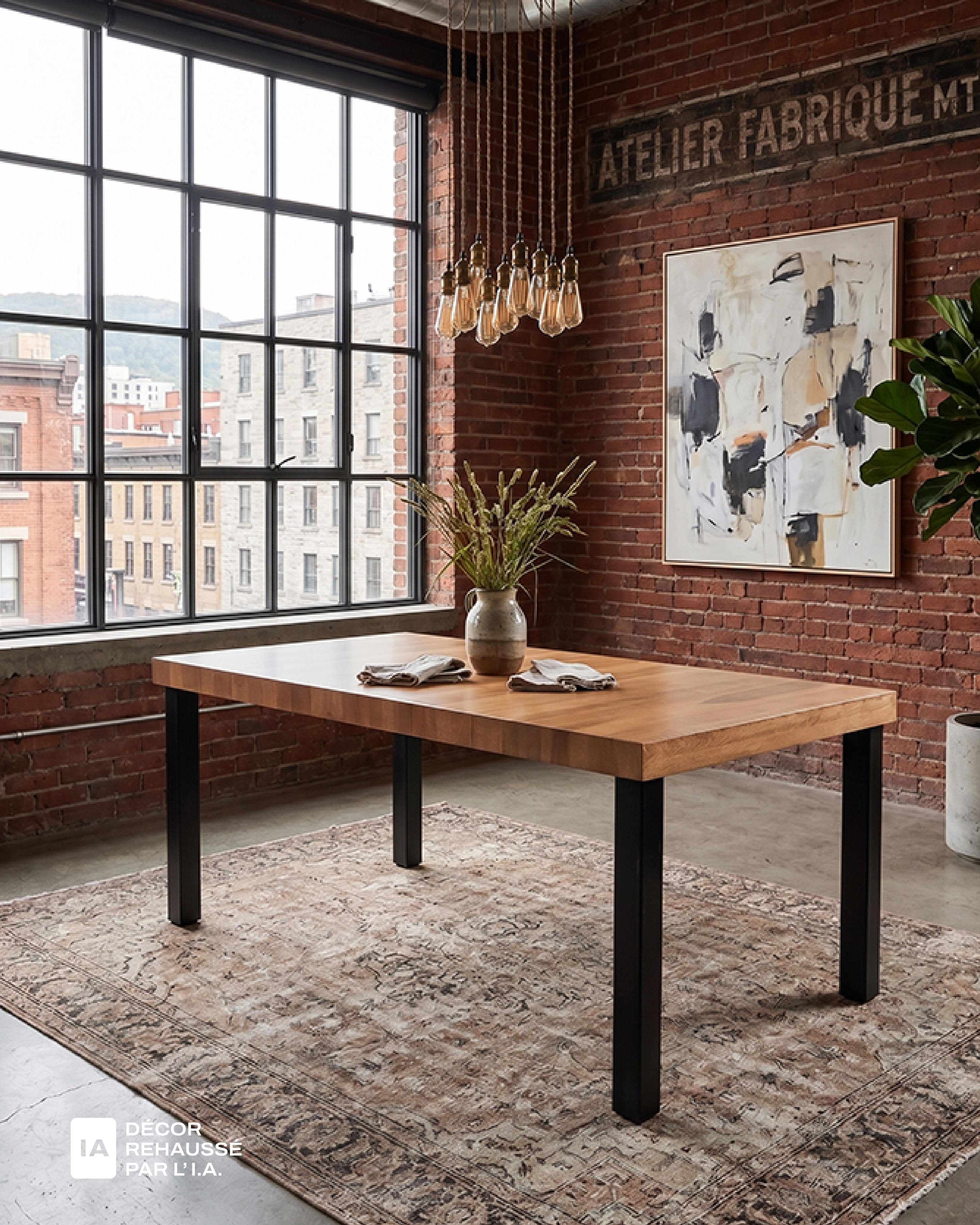 Table Yamaska 36 x 54" + ext.