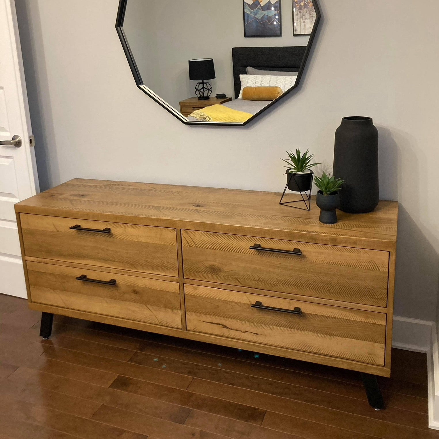 Bureau double Magog 4 tiroirs