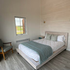 Lit Magog à tête en bois